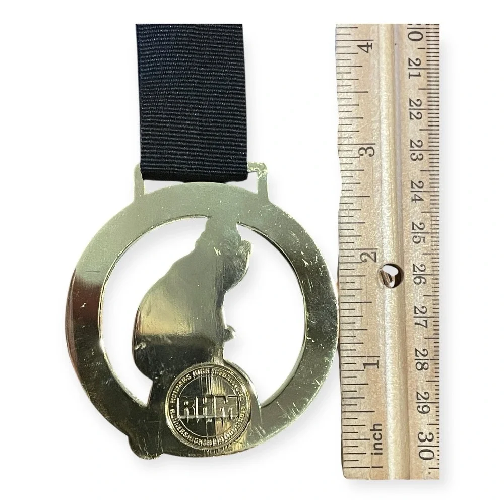 Pink Cheeks Triathlon Medal Polar Bear Fun Run Bike Race RHTM 32
